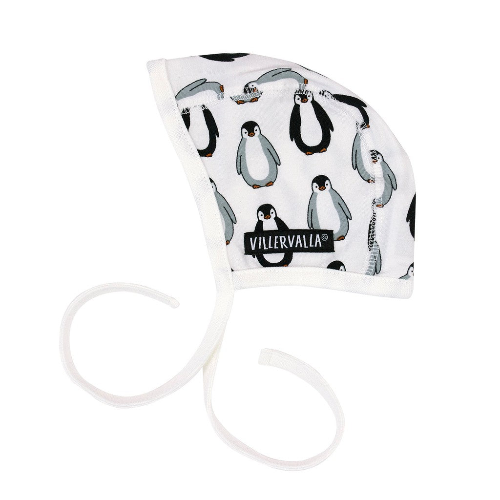 Villervalla Penguin Newborn - vauvojen hattu nyöreillä - Vauvojen hattu - Villervalla - 35/37 - - - Muksukaskauppa.fi