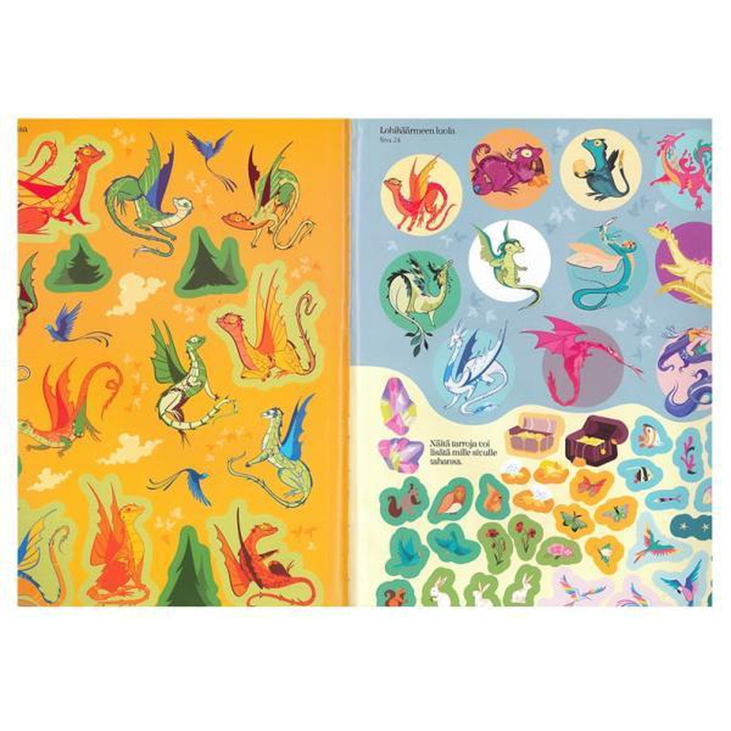 Lohikäärmeet - Tarrakirja - Tarrakirja - Aurinkokustannus - - - - Muksukaskauppa.fi