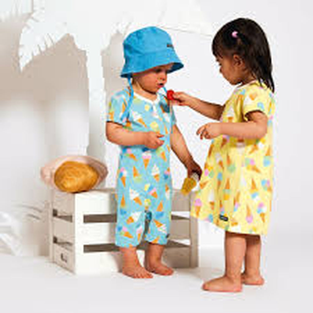 Villervalla - lasten kesähattu naruilla - Hattu - Villervalla - Aqua - 44/46 - - Muksukaskauppa.fi