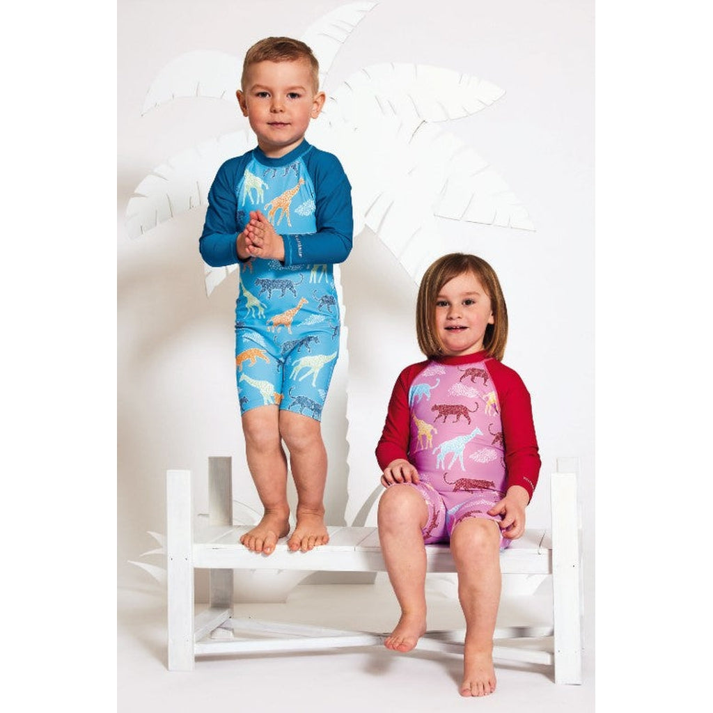 Villervalla Savanni-lasten uima-asu - Uimapuku - Villervalla - Aqua - 74/80 - - Muksukaskauppa.fi