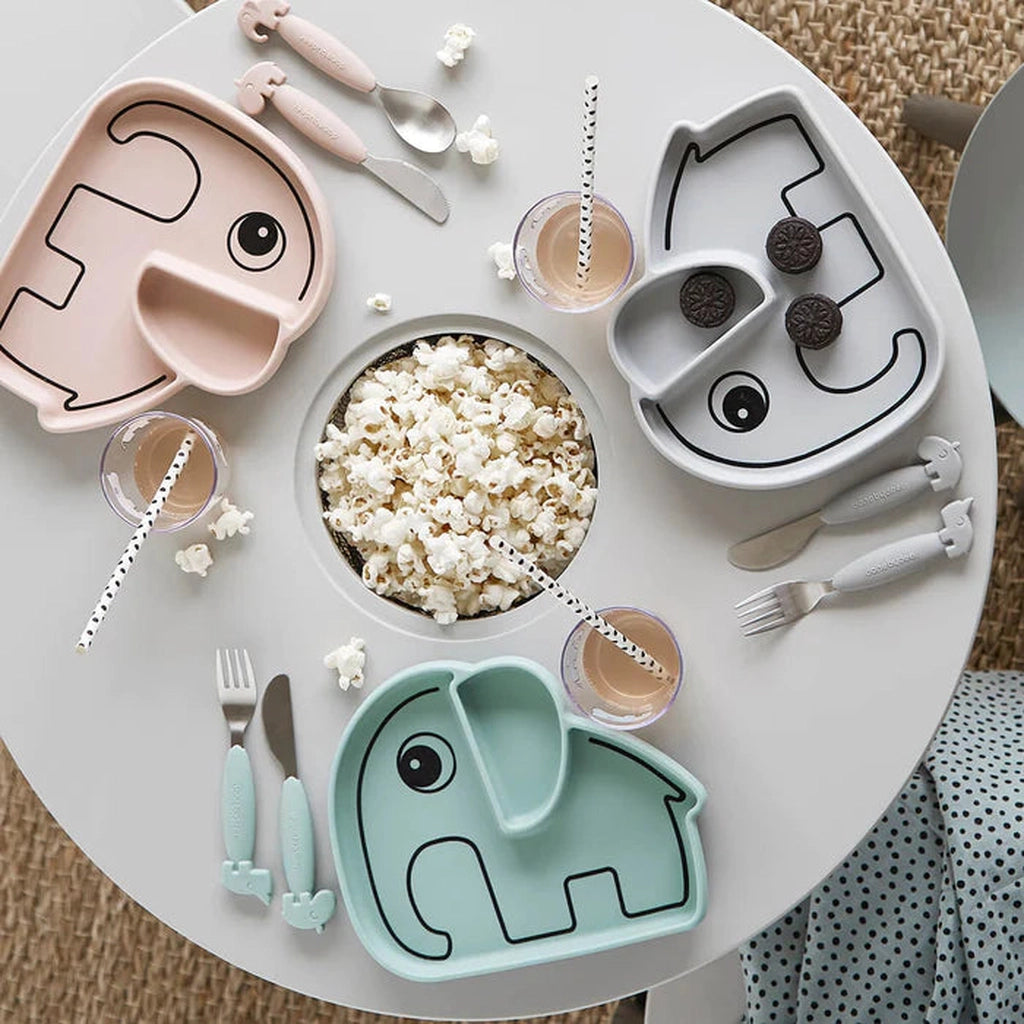 Done by Deer - Silikoninen Stick&Stay Elphee - lautanen - Tarvike - Done by Deer - Puuteri - - - Muksukaskauppa.fi