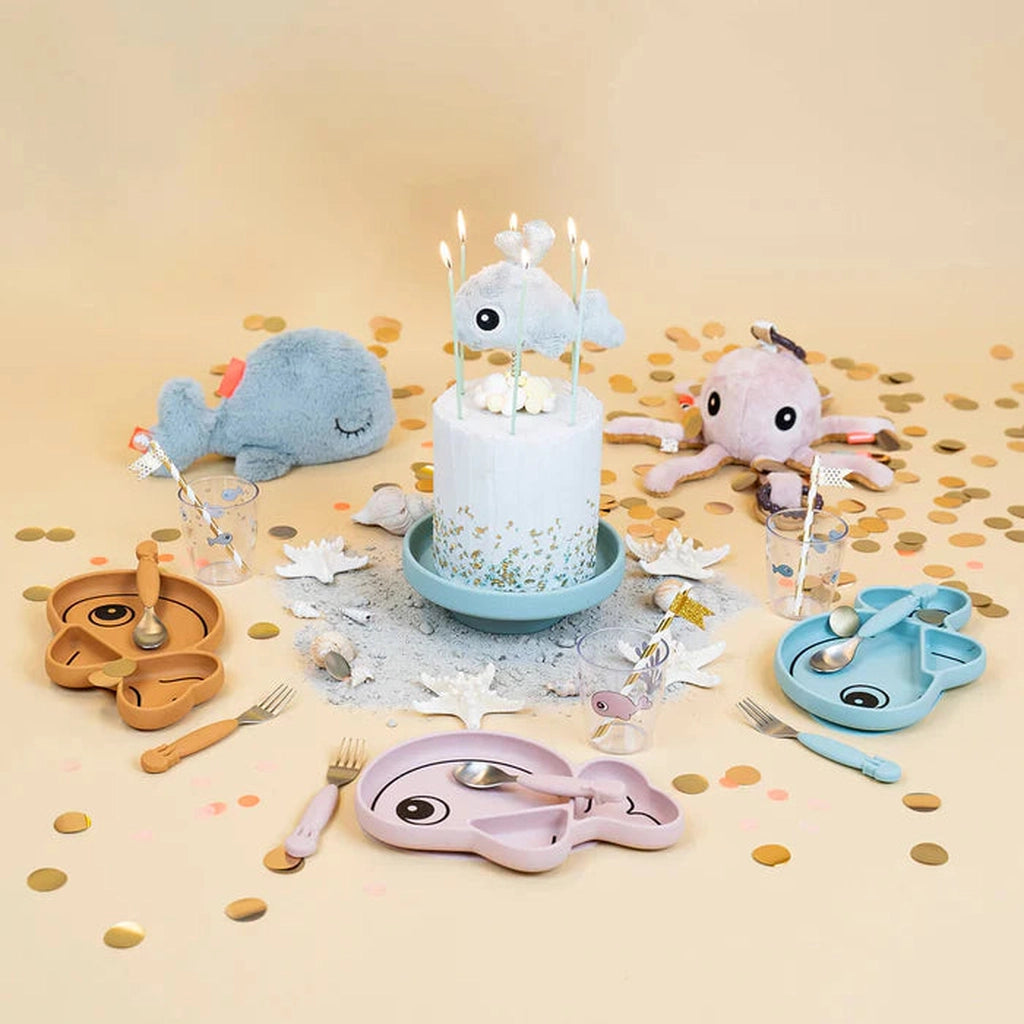 Done by Deer - Silikoninen Stick&amp;Stay Wally - lautanen - Tarvike - Done by Deer - Sininen - - - Muksukaskauppa.fi