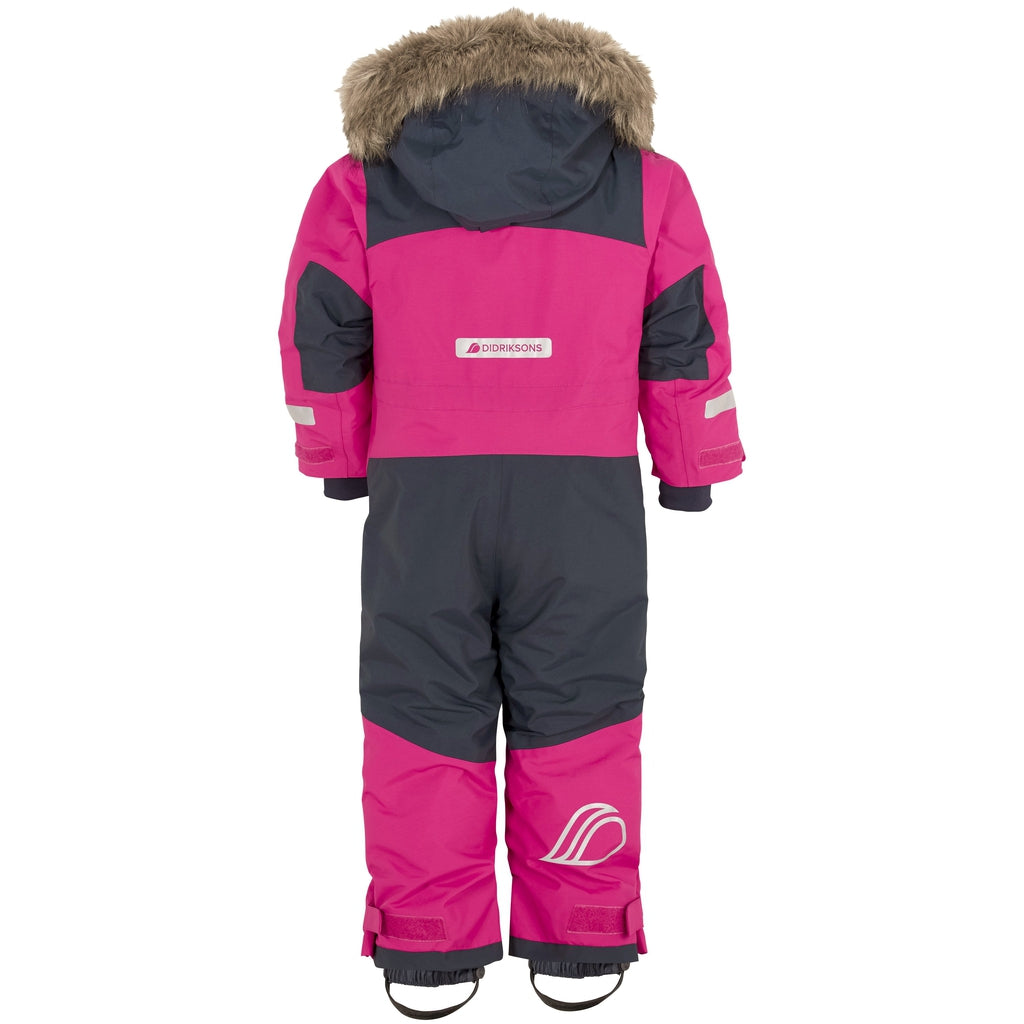 Didriksons Björnen Kid&#39;s Coverall - lasten talvihaalarit - Haalari - Didriksons - Island Print Ai Blue - 100 - - Muksukaskauppa.fi