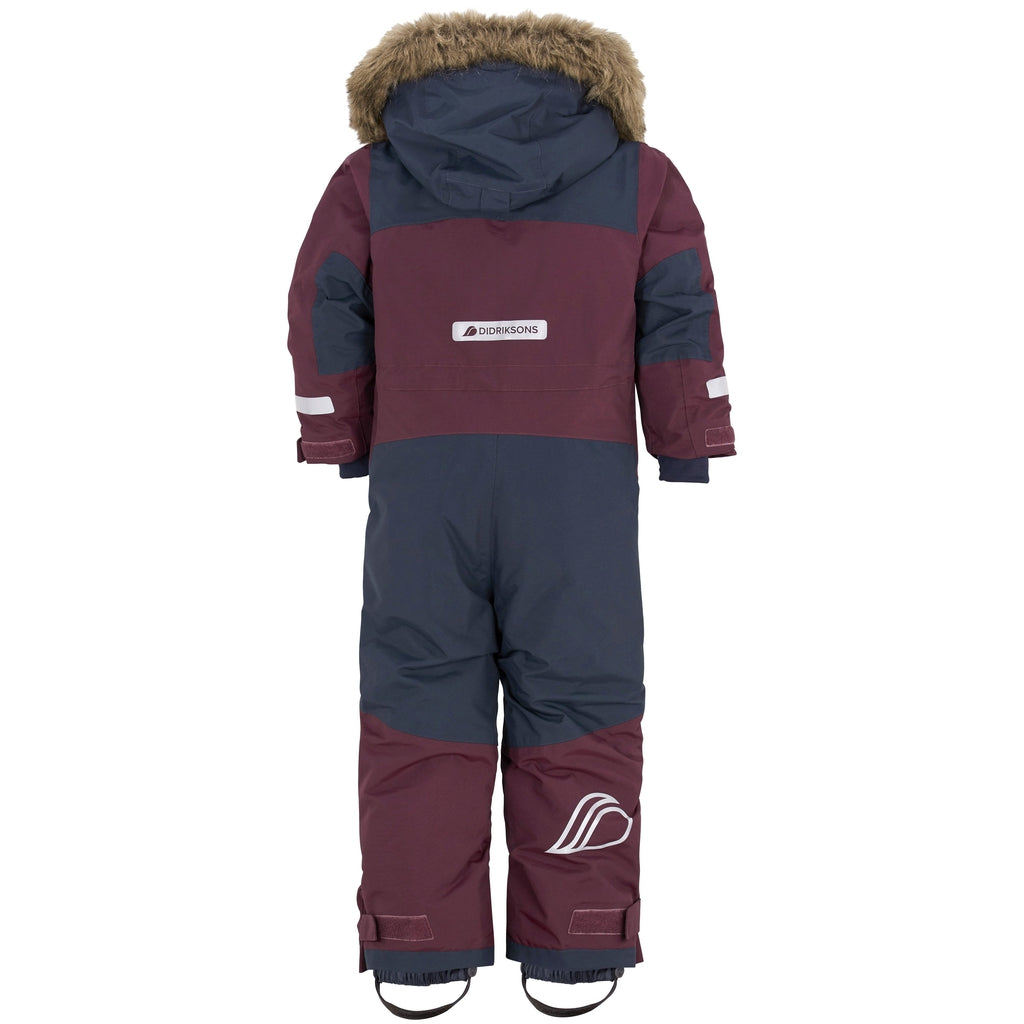 Didriksons Björnen Kid&#39;s Coverall - lasten talvihaalarit - Haalari - Didriksons - Island Print Ai Blue - 100 - - Muksukaskauppa.fi