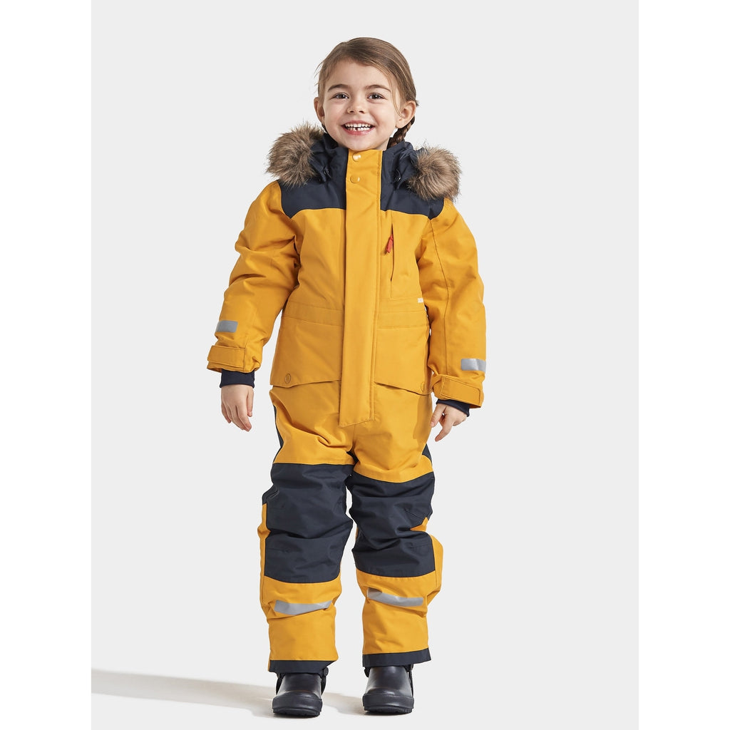 Didriksons Björnen Kid&#39;s Coverall - lasten talvihaalarit - Haalari - Didriksons - Island Print Ai Blue - 100 - - Muksukaskauppa.fi