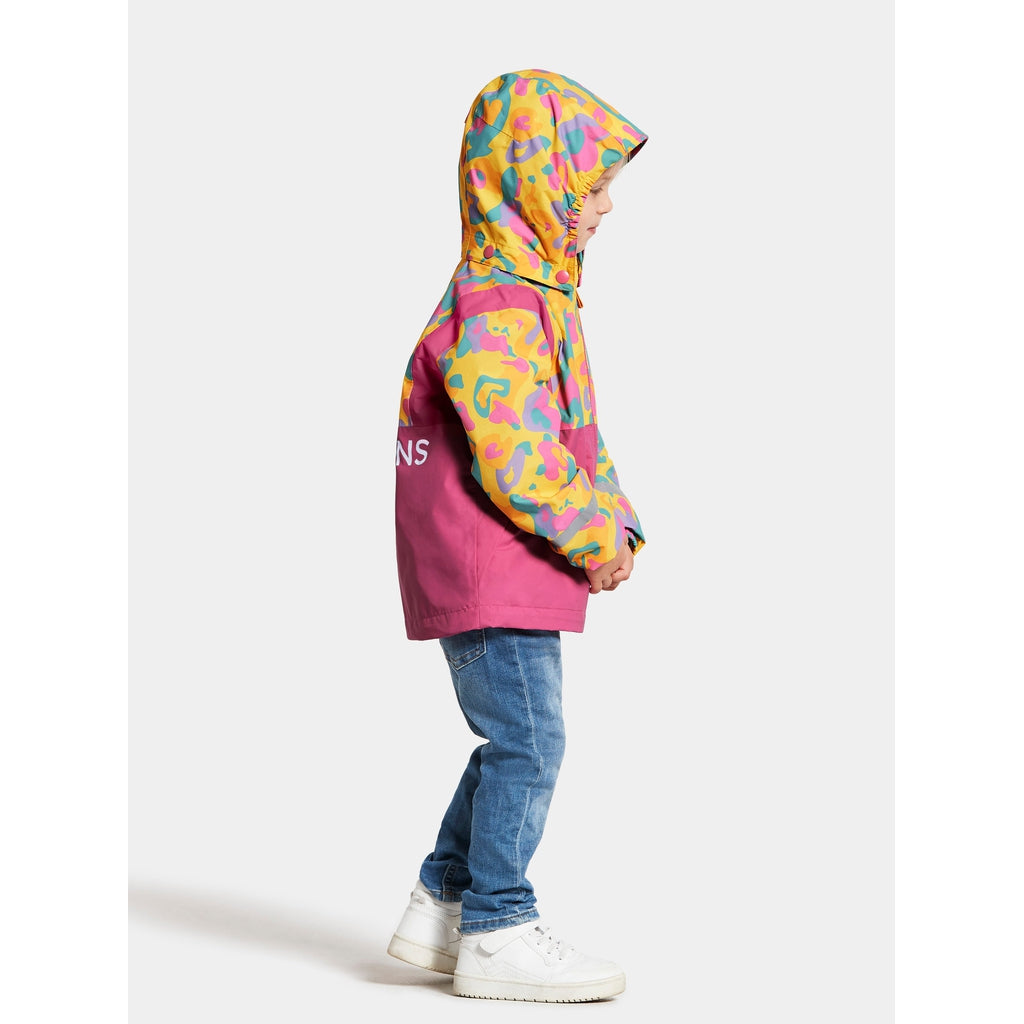 Didriksons Block Kid´s Jacket - lasten takki - Takki - Didriksons - Yellow bubbels print - 90 - - Muksukaskauppa.fi