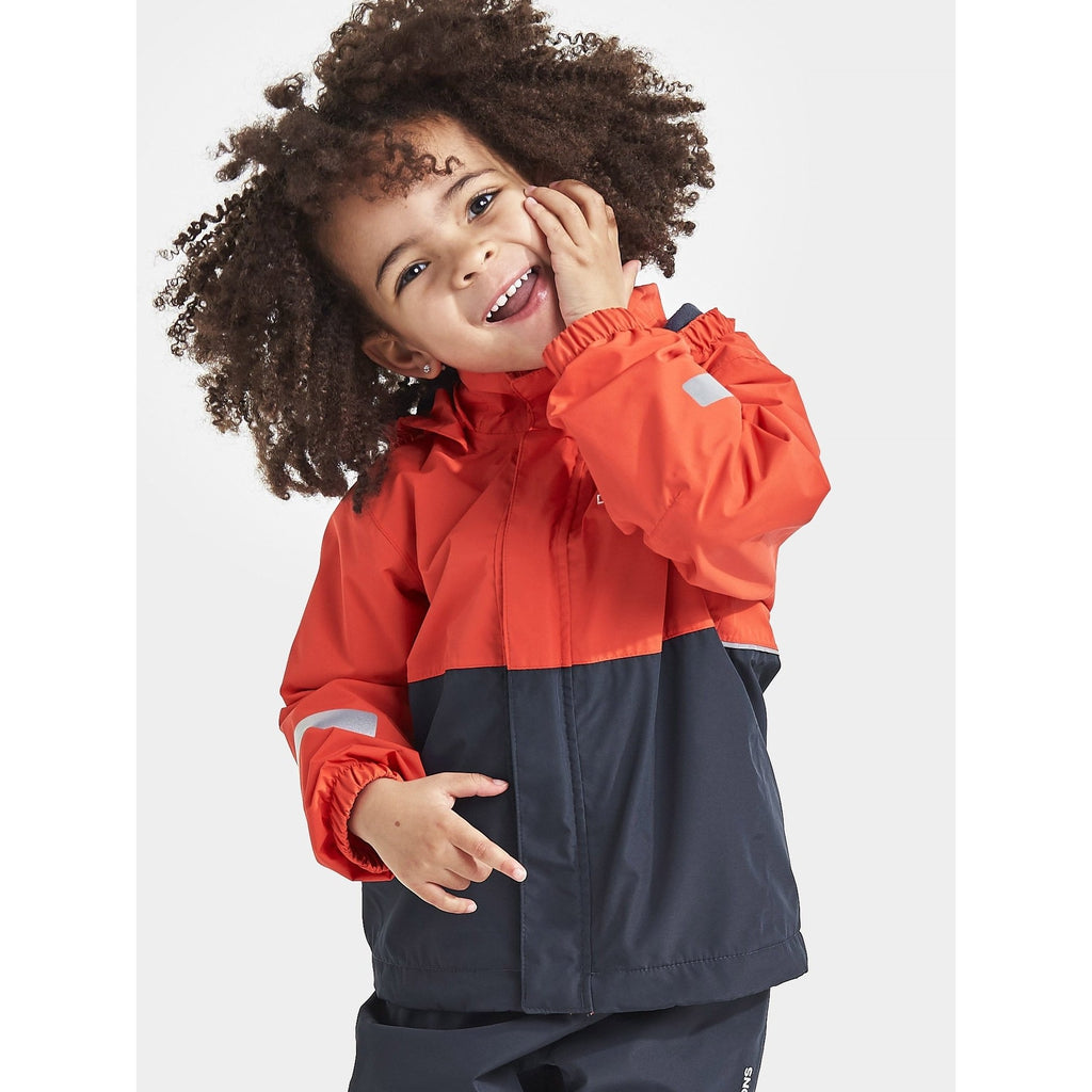Didriksons Bri Kid&#39;s Jacket - lasten takki - Takki - Didriksons - Poppy Red - 80 - - Muksukaskauppa.fi