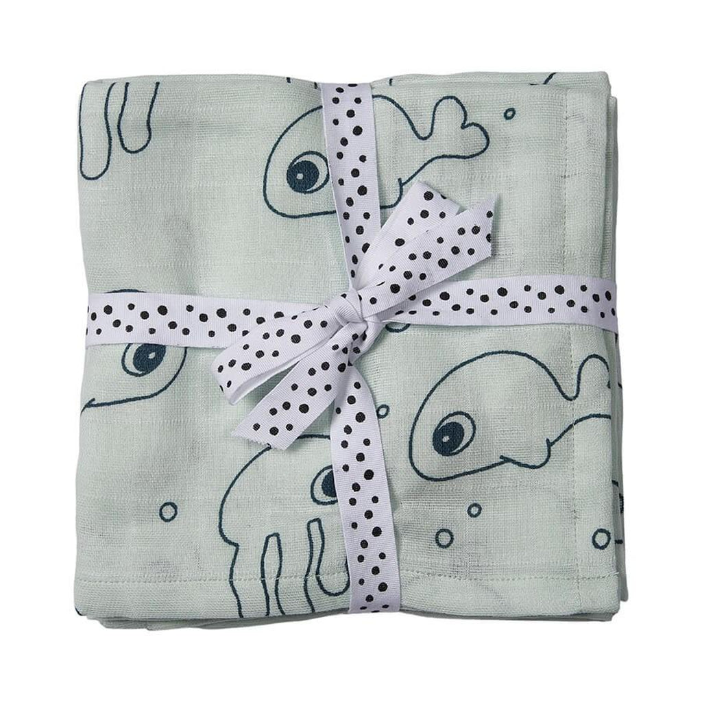 Done by Deer - Sea Friends harsoliina 2-pack - Tarvike - Done by Deer - Sininen - - - Muksukaskauppa.fi