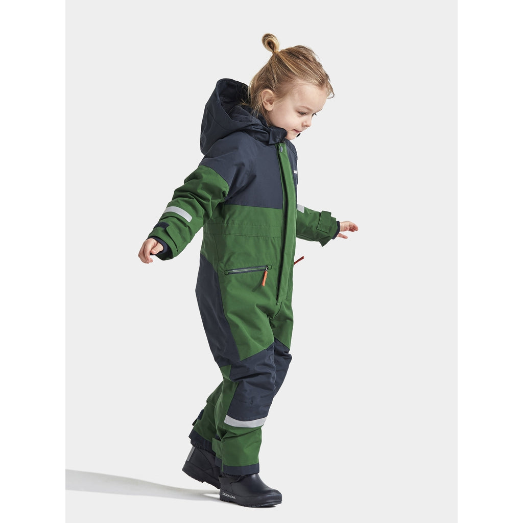 Didriksons Cornelius Coverall - lasten talvihaalarit - Haalari - Didriksons - Leaf Green - 90 - - Muksukaskauppa.fi
