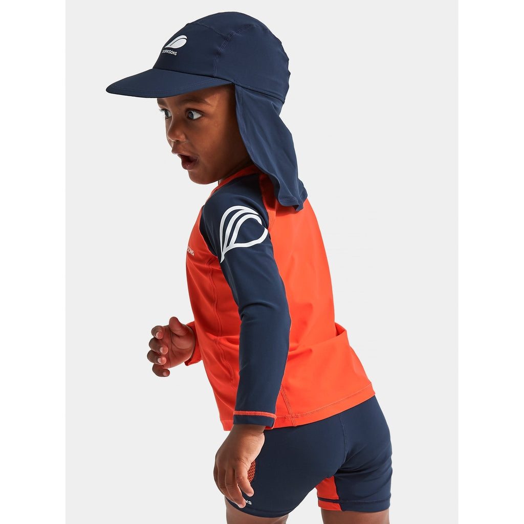 Didriksons Curl Kid's Cap - lasten UV-lippalakki - Hattu - Didriksons - Navy - 48/50 - - Muksukaskauppa.fi