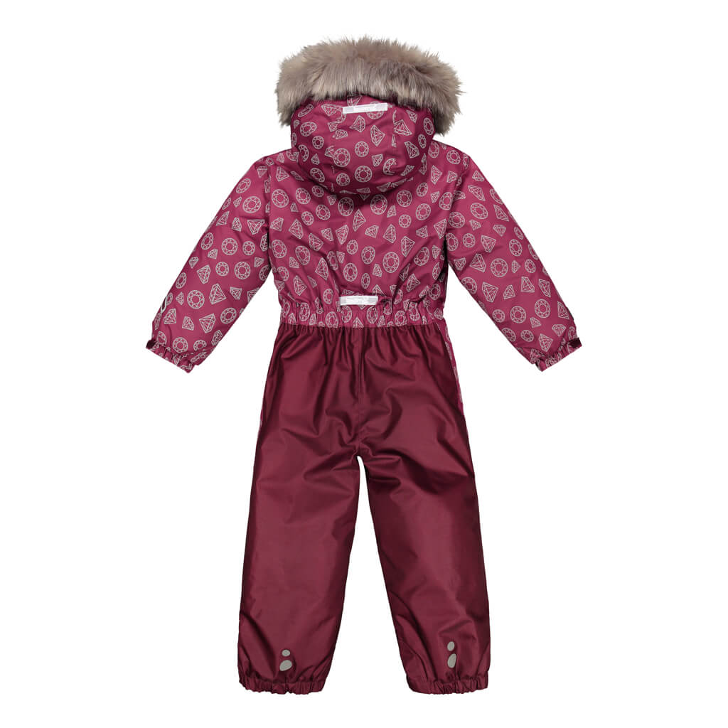 Kuoma Henna talvihaalari - lasten toppahaalarit - Haalari - Kuoma - Luumu Sparkle - 92 - - Muksukaskauppa.fi