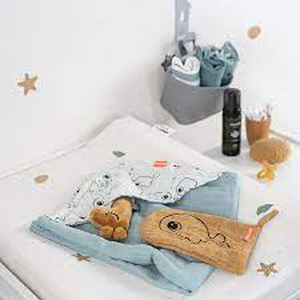 Done by Deer Sea Friends huppupyyhe - Vaatteet ja asusteet - Done by Deer - Sininen - - - Muksukaskauppa.fi