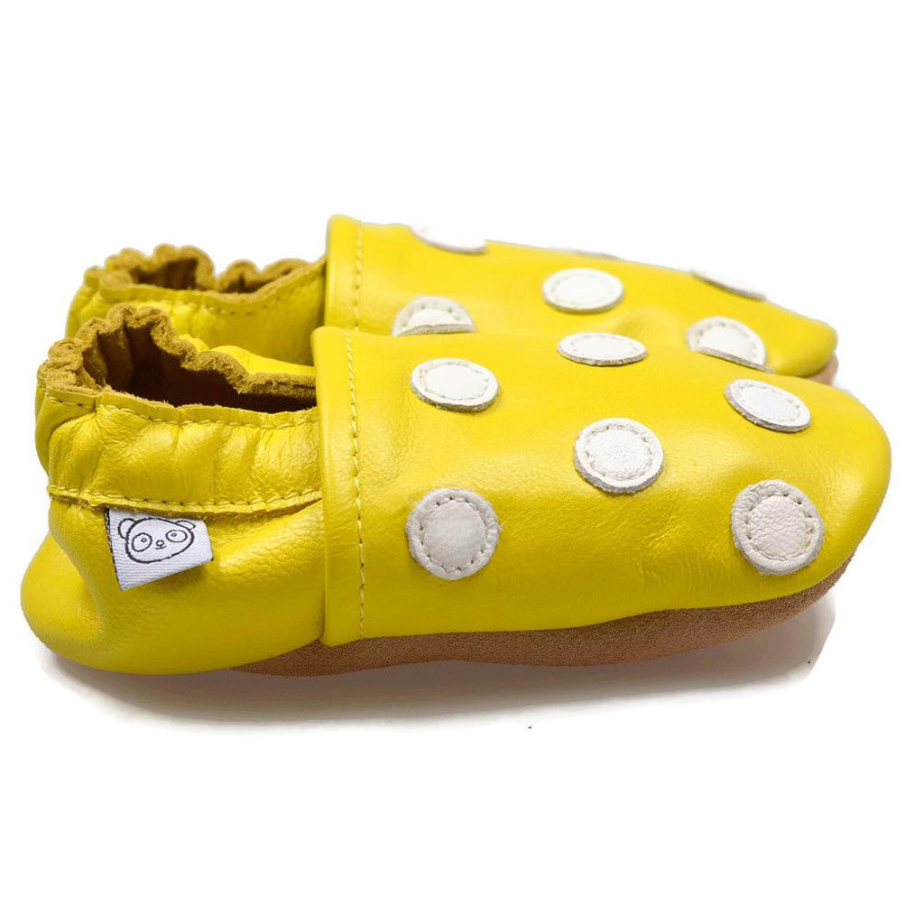 Panda Feet Sisätossut Keltainen Pallo - Tarvike - Panda Feet - 6-12kk - - - Muksukaskauppa.fi