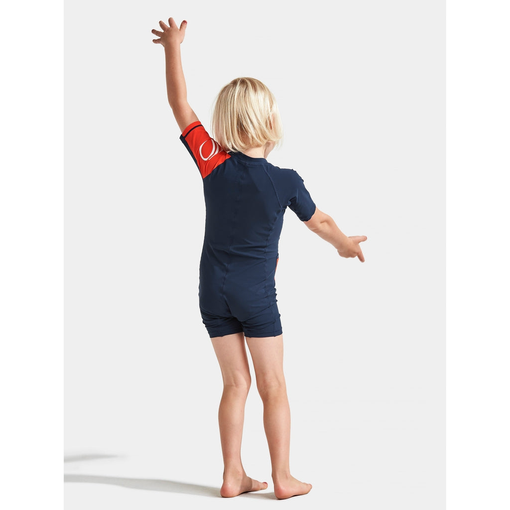 Didriksons Reef Kid&#39;s Swimming Suit - lasten uima-asu - Uimapuku - Didriksons - Navy - 120 - - Muksukaskauppa.fi