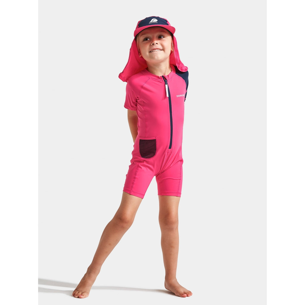 Didriksons Reef Kid&#39;s Swimming Suit - lasten uima-asu - Uimapuku - Didriksons - Navy - 120 - - Muksukaskauppa.fi