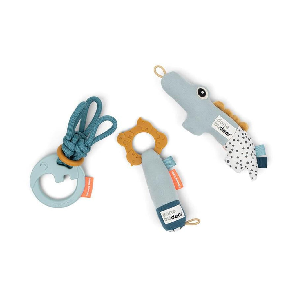 Done by Deer - Deer Friends Pienet Aktiviteettilelut - Vauvan aktiviteettilelu - Done by Deer - Sininen - - - Muksukaskauppa.fi