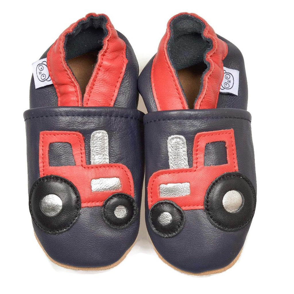 Panda Feet Sisätossut Tummansininen Traktori - Tarvike - Panda Feet - 0-6kk - - - Muksukaskauppa.fi