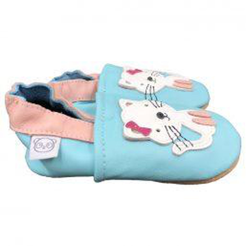 Panda Feet Sisätossut Turkoosi Kissa - Tarvike - Panda Feet - 0-6kk - - - Muksukaskauppa.fi