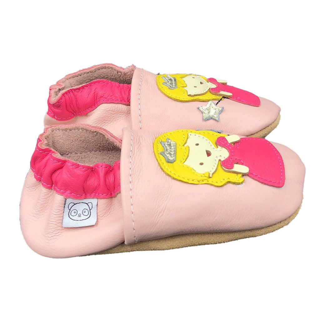 Panda Feet Sisätossut Vaaleanpunainen Prinsessa - Tarvike - Panda Feet - 0-6kk - - - Muksukaskauppa.fi