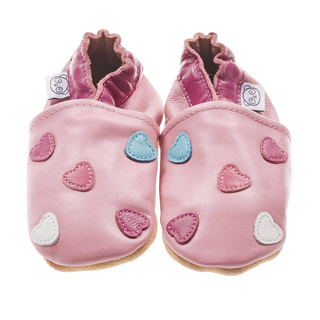 Panda Feet Sisätossut Vaaleanpunainen Sydän - Tarvike - Panda Feet - 0-6kk - - - Muksukaskauppa.fi