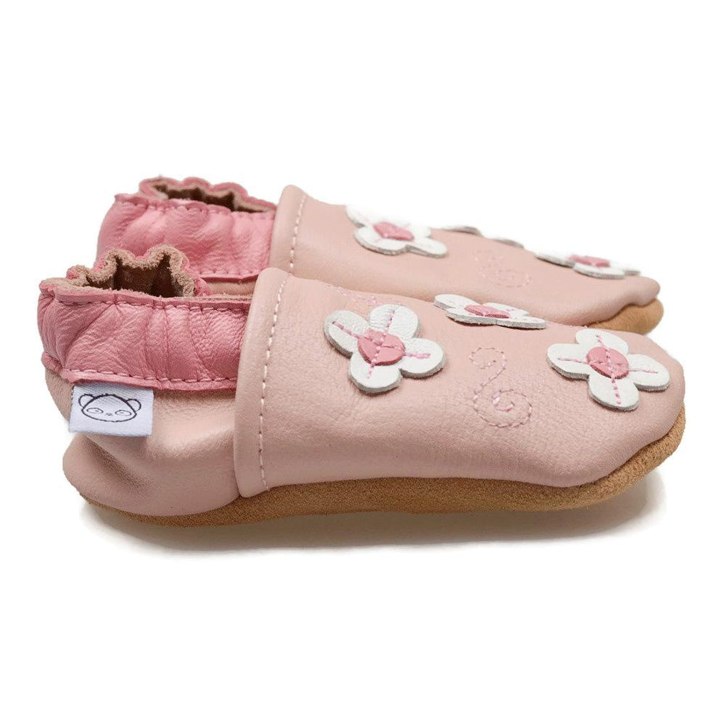 Panda Feet Sisätossut Vaaleanpunainen Kukka - Tarvike - Panda Feet - 0-6kk - - - Muksukaskauppa.fi