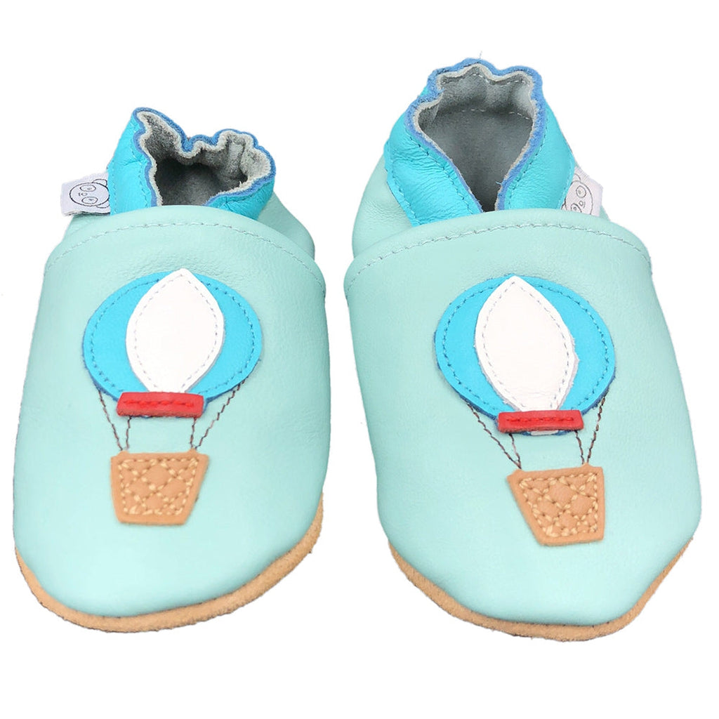 Panda Feet Sisätossut Vaaleansininen Kuumailmapallo - Tarvike - Panda Feet - 0-6kk - - - Muksukaskauppa.fi