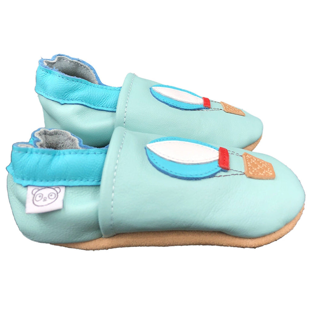 Panda Feet Sisätossut Vaaleansininen Kuumailmapallo - Tarvike - Panda Feet - 0-6kk - - - Muksukaskauppa.fi