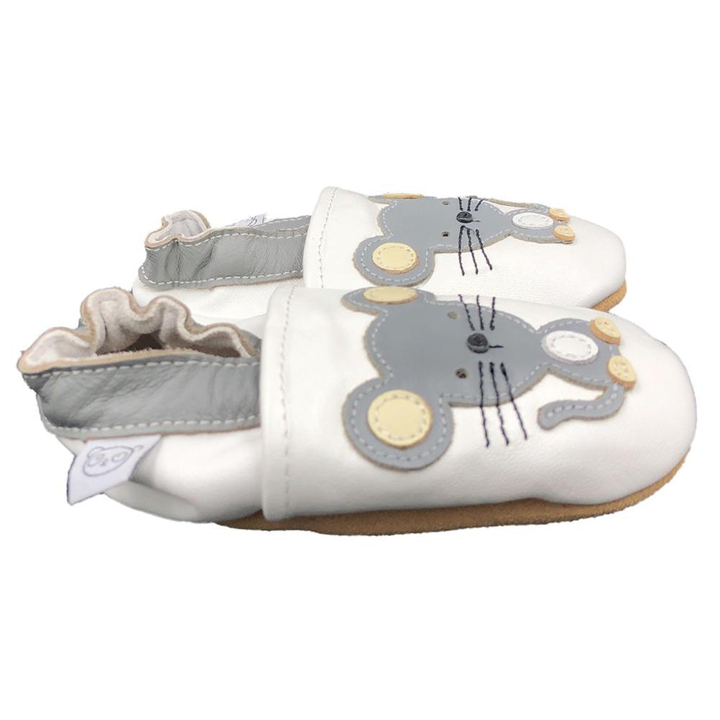 Panda Feet Sisätossut Valkoinen Hiiri - Tarvike - Panda Feet - 0-6kk - - - Muksukaskauppa.fi