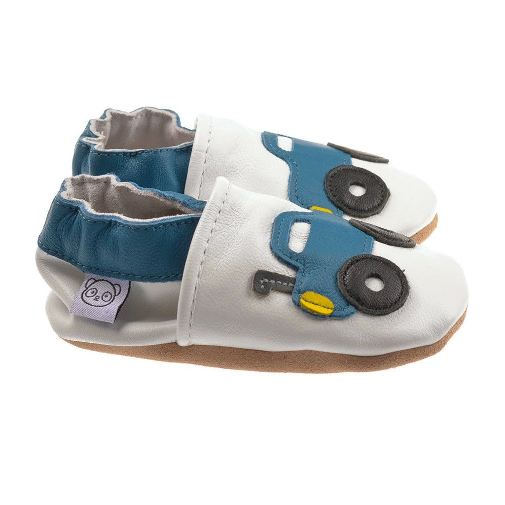 Panda Feet Sisätossut Valkoinen Monsteriauto - Tarvike - Panda Feet - 0-6kk - - - Muksukaskauppa.fi