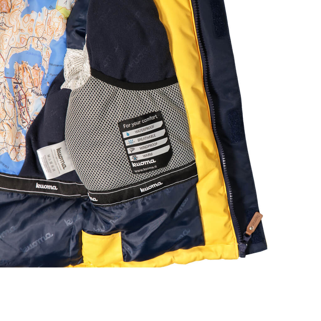 Kuoma Mark - lasten talvitakki - Takki - Kuoma - 104 - Keltainen - - Muksukaskauppa.fi