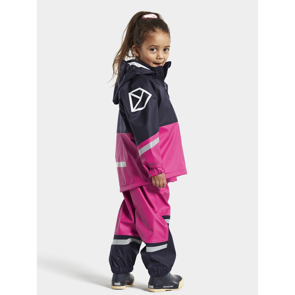 Didriksons Waterman Kid&#39;s Set - lasten sadeasu - Sadeasu - Didriksons - Oat Yellow - 80 - - Muksukaskauppa.fi