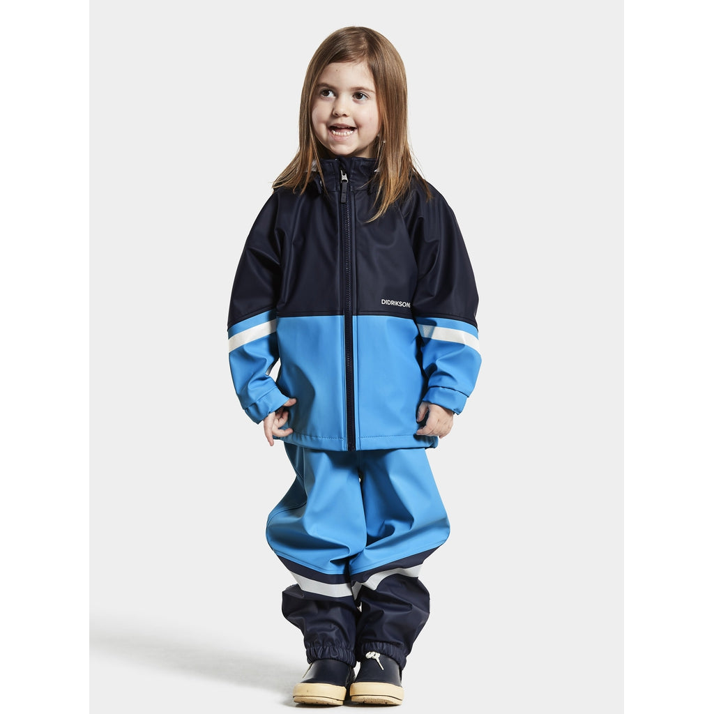 Didriksons Waterman Kid&#39;s Set - lasten sadeasu - Sadeasu - Didriksons - Oat Yellow - 80 - - Muksukaskauppa.fi